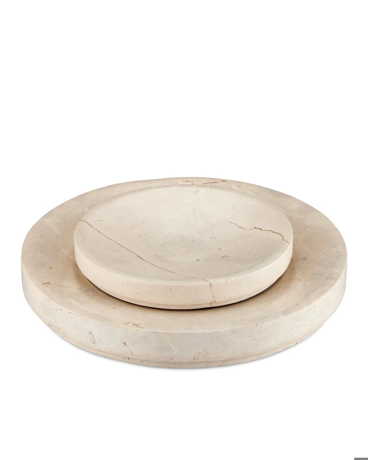 Bianco Neve Marble Bowl, Set of 2