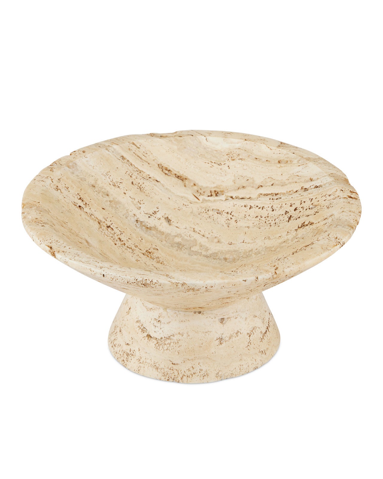 Inez Travertine Bowl