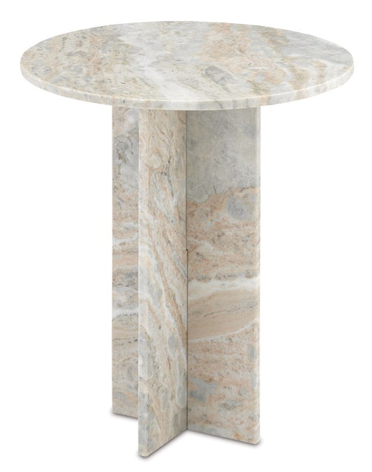 Natural Marble Accent Table
