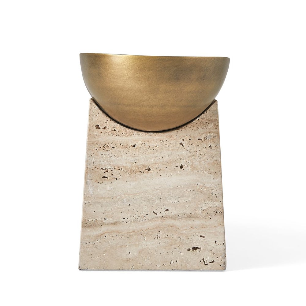 Cairo Carved Elevated Bowl, Tall