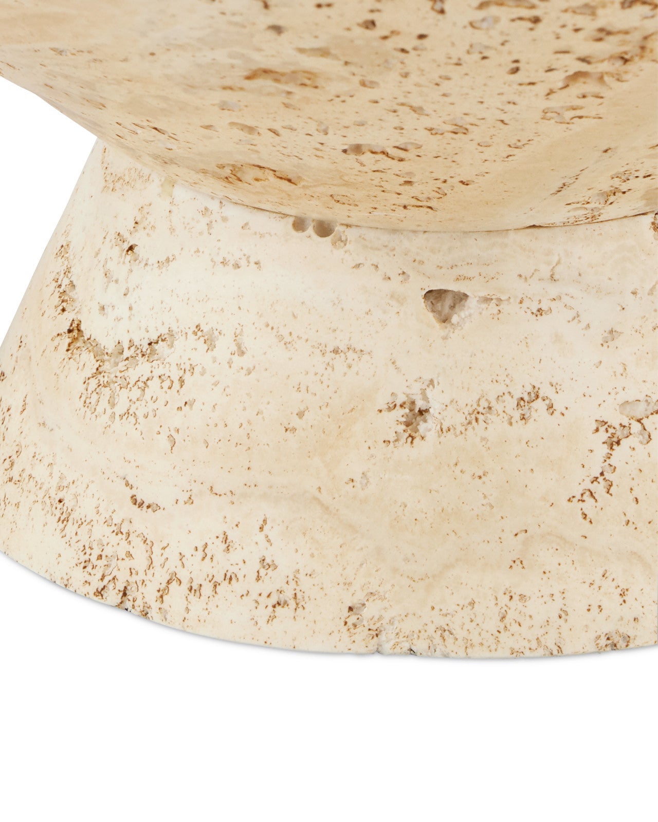 Inez Travertine Bowl