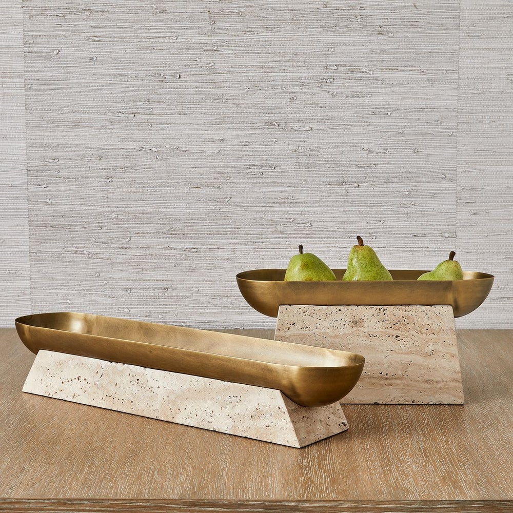 Cairo Carved Elevated Bowl, Tall