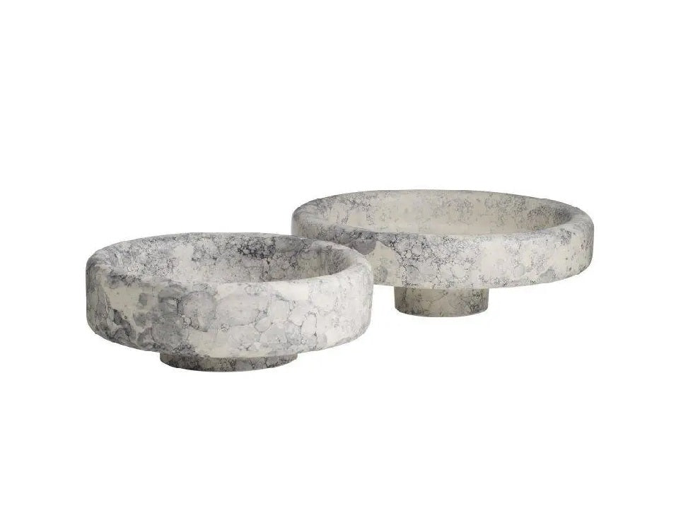 Ceramic Vessel Centerpieces, Set of 2