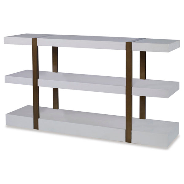 Smooth White Gesso Console Table