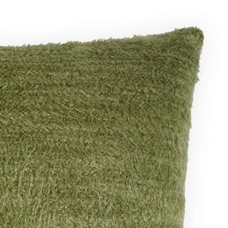 24" x 24" Shaggy Moss Pillow