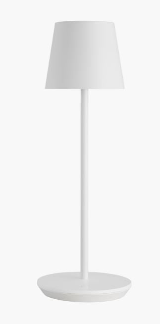 White Rechargeable Table Accent Lamp