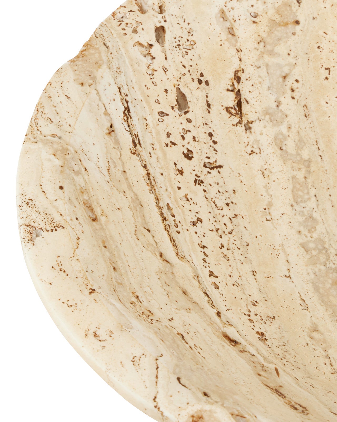 Inez Travertine Bowl