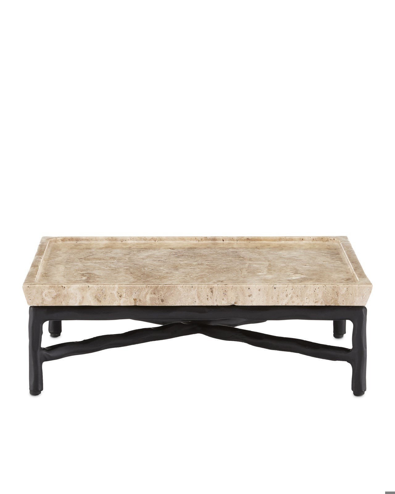 Magdalena Small Travertine Tray