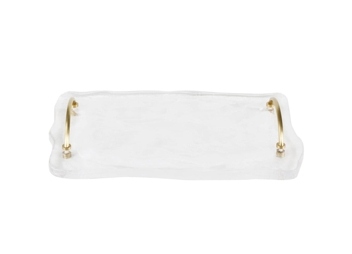 Art Glass Ripple Tray
