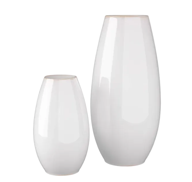 Astera Porcelain Vases - Set of 2
