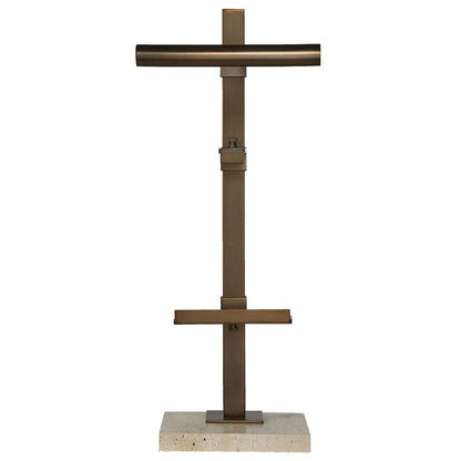 Aureus Travertine Lighted Easel