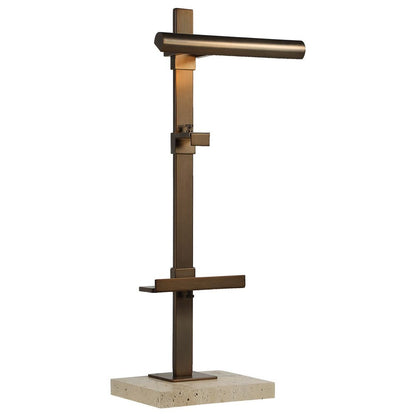 Aureus Travertine Lighted Easel