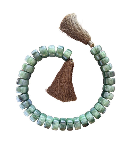 Green Garland Beads