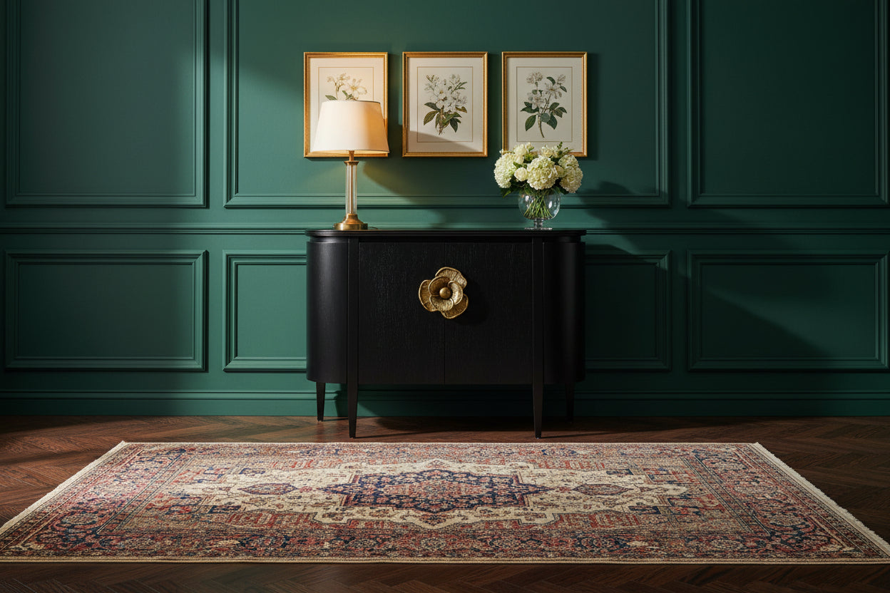 Betty Black Demi-Lune Cabinet