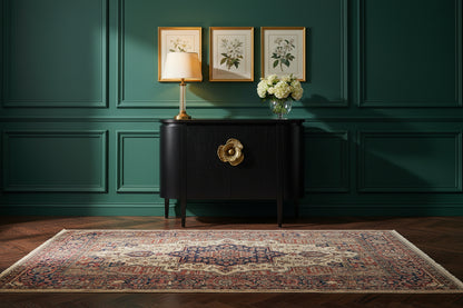 Betty Black Demi-Lune Cabinet