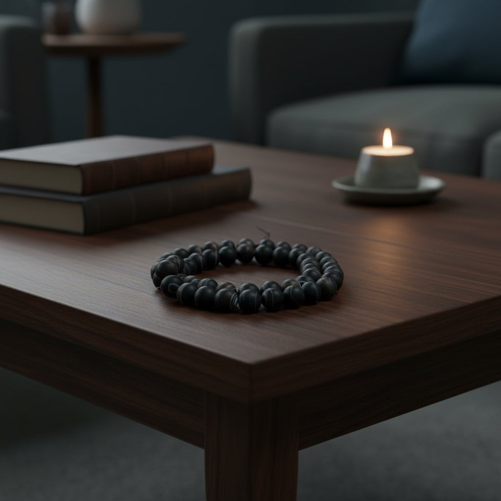 Black Garland Beads