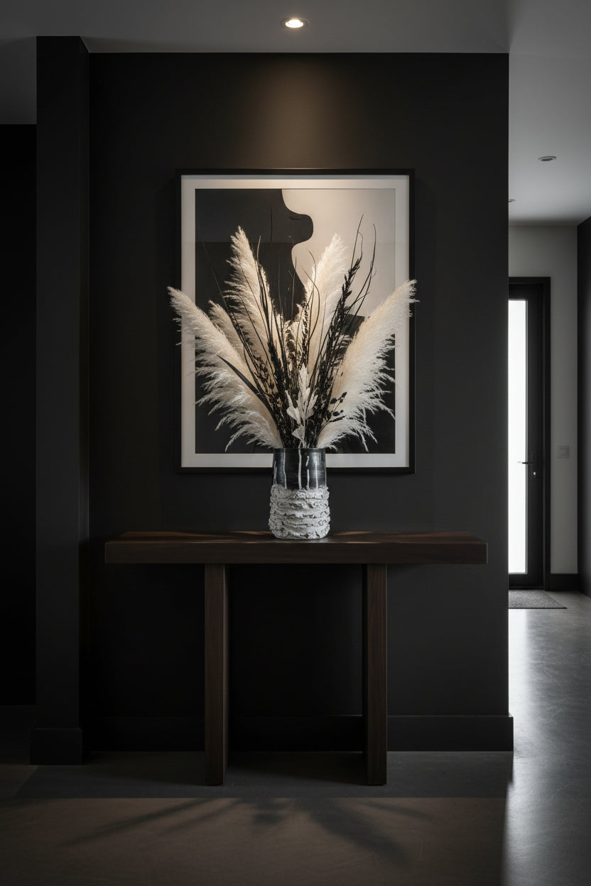 Black and White Inverse Vase