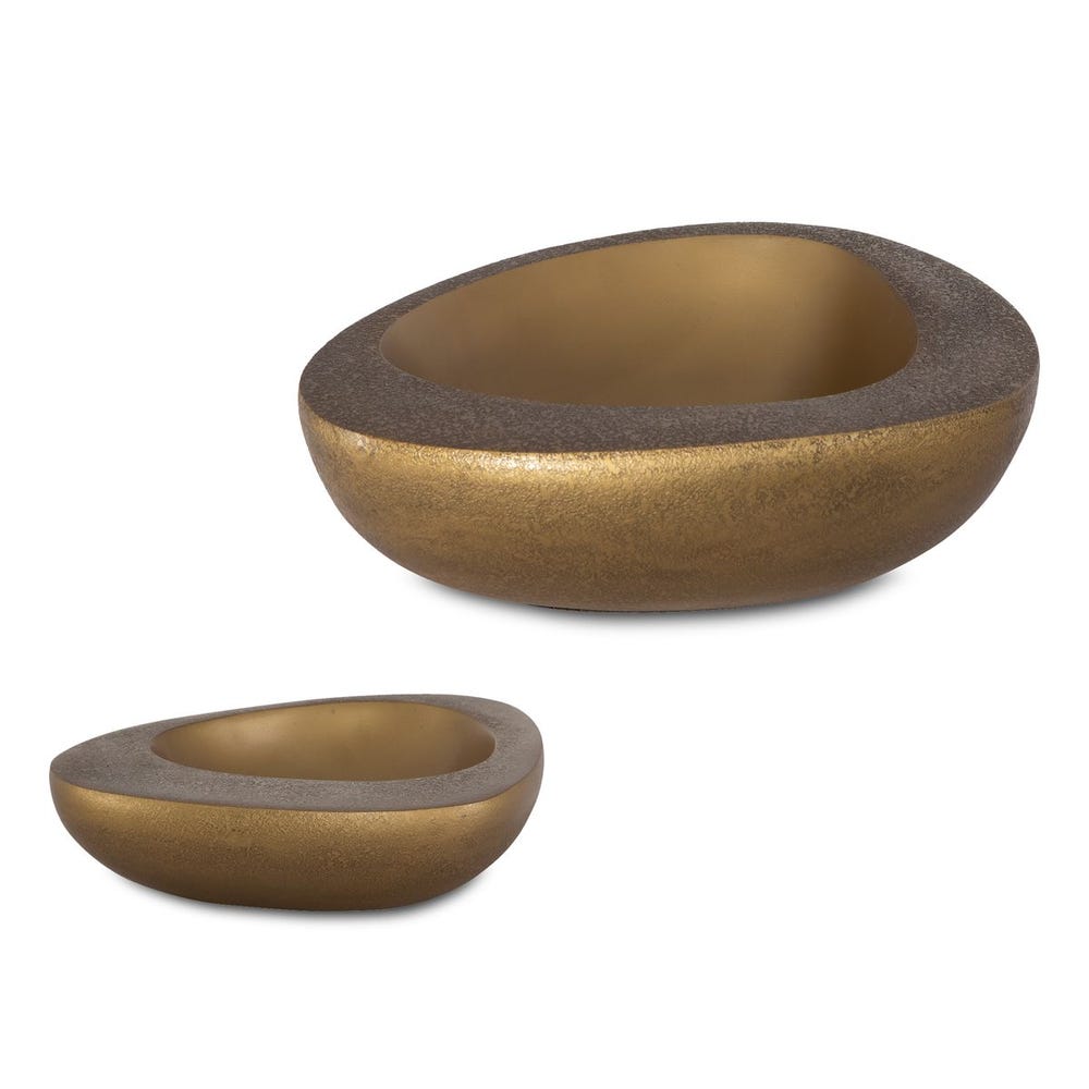 Brass Basin Bowls, Set of 2