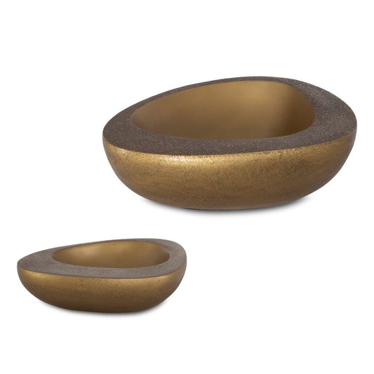 Brass Basin Bowls, Set of 2