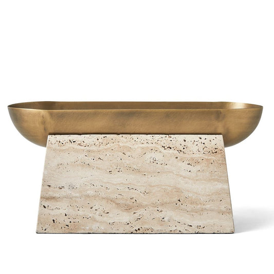 Cairo Carved Elevated Bowl, Tall
