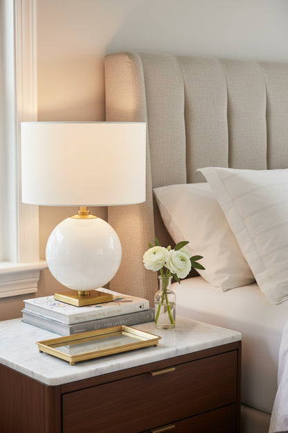 Cream Cordless Accent Table Lamp