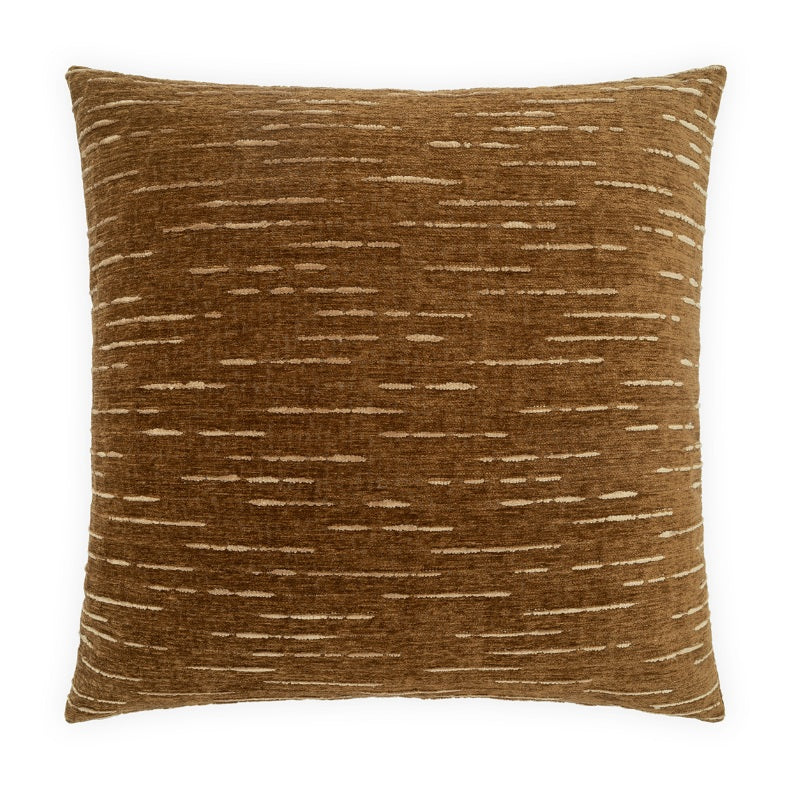 24" x 24" Dijion and Cream Weave Pillow