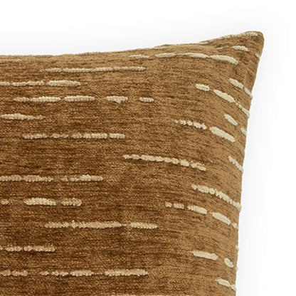 24" x 24" Dijion and Cream Weave Pillow