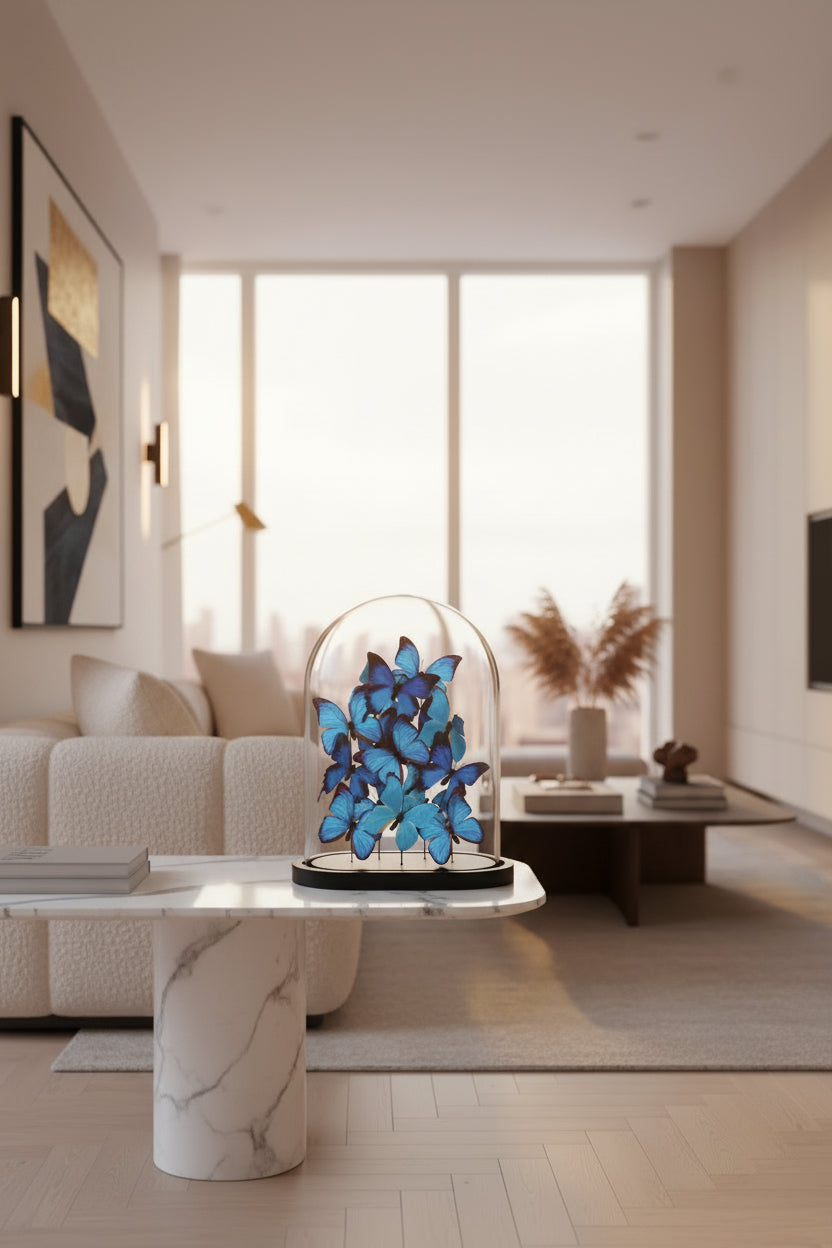 Electric Blue Butterflies - Large