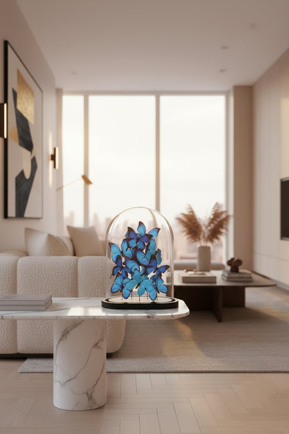 Electric Blue Butterflies - Large