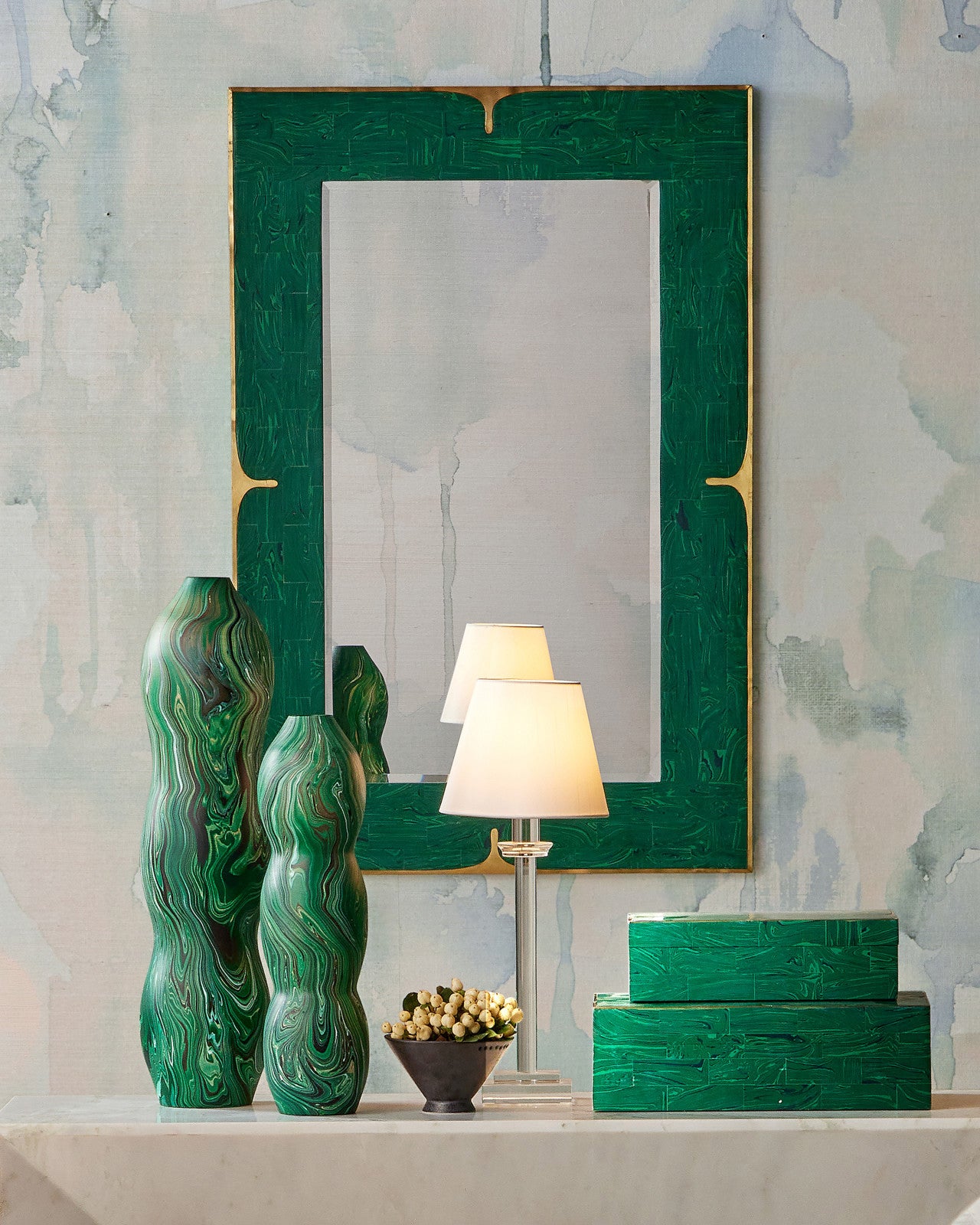 Emerald Reverie Vase
