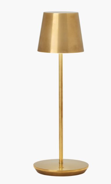 Brass Rechargeable Table Accent Lamp