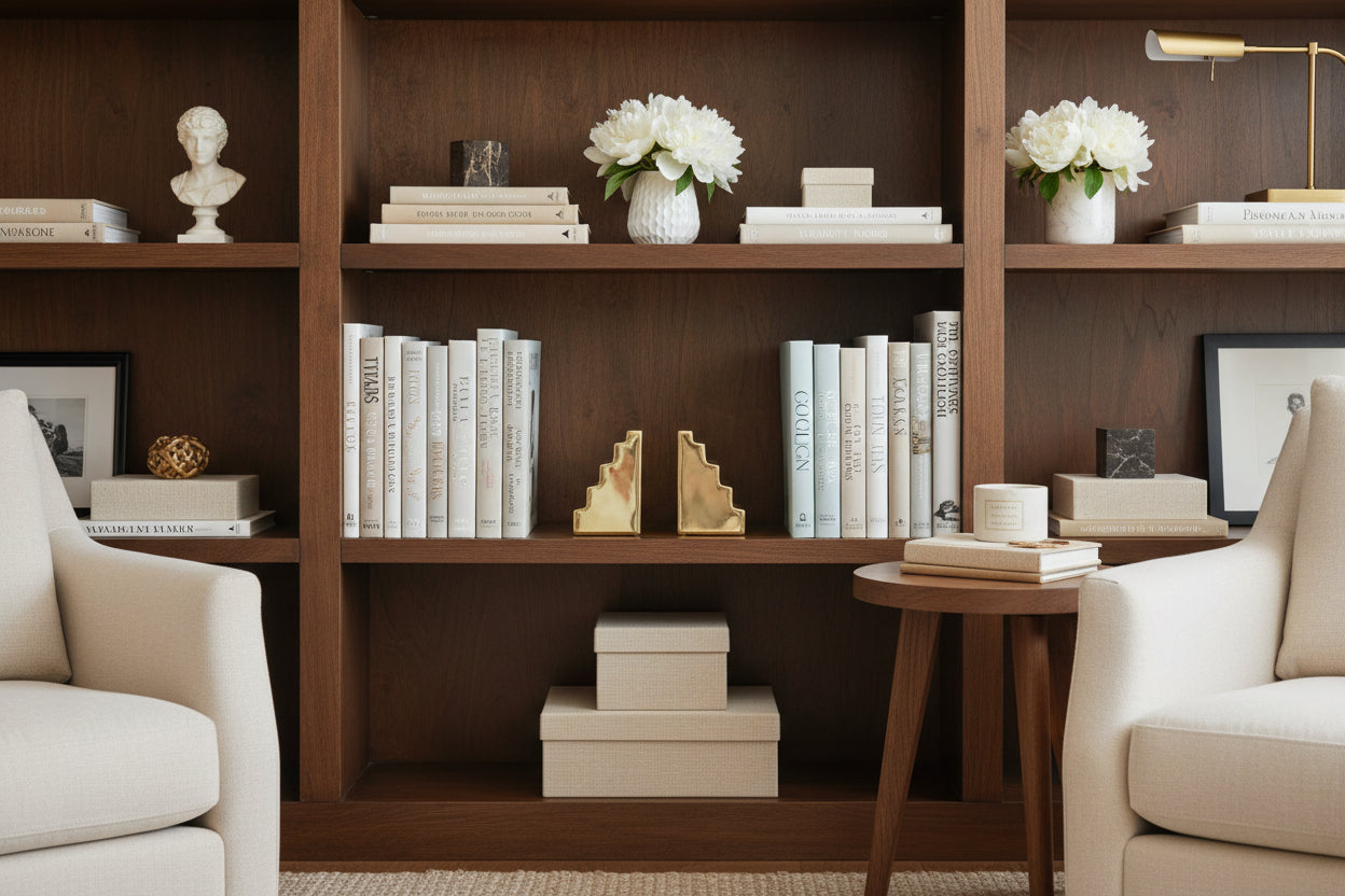 Gold Stair Bookends