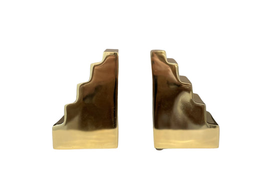 Gold Stair Bookends