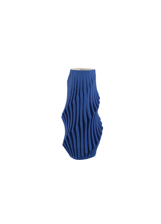Dimensional Blue Vase - Large
