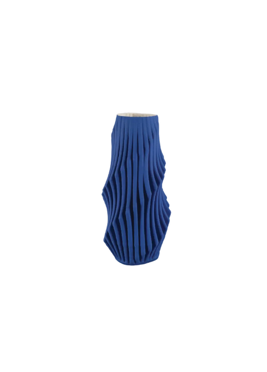 Dimensional Blue Vase - Large
