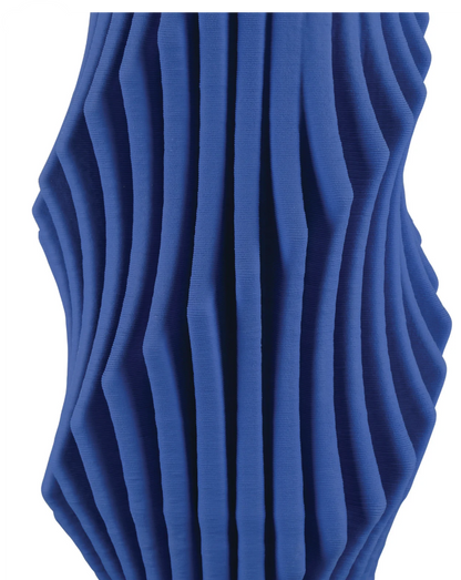 Dimensional Blue Vase - Large