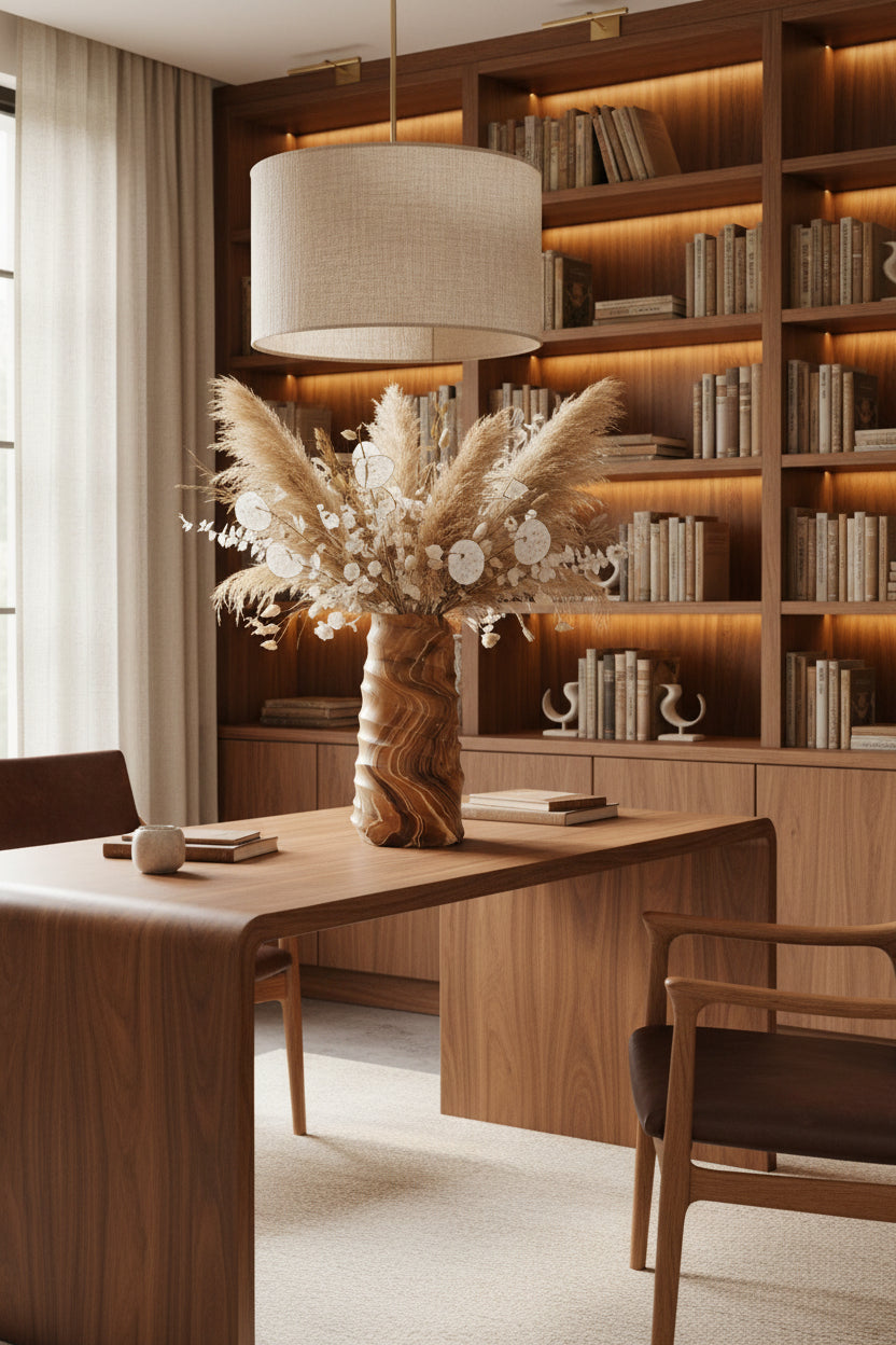 Mango Wood Tapered Vase