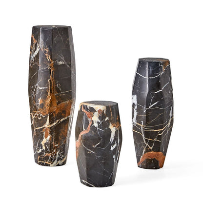 Marmari Marble Candle Holders, Set of 3