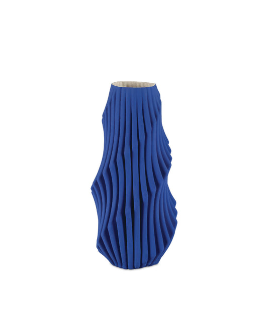 Dimensional Blue Vase - Medium