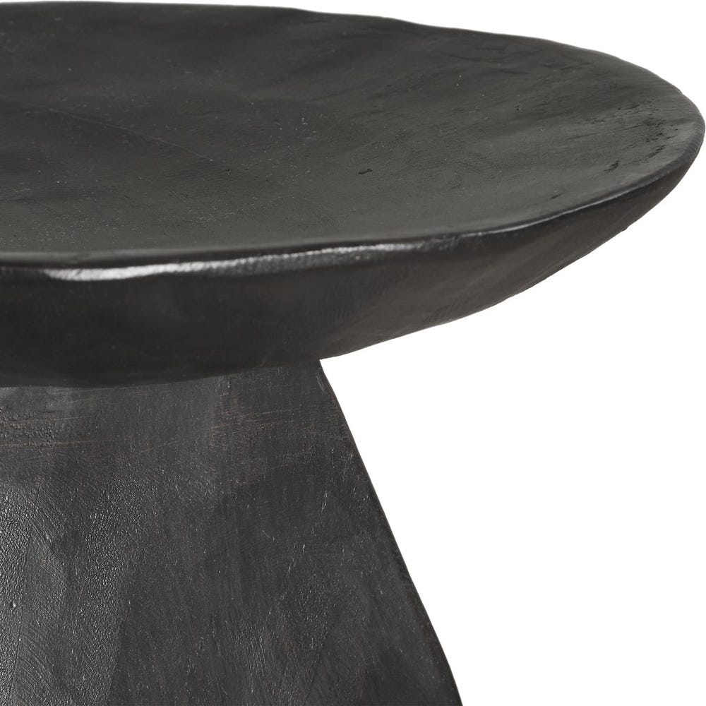 Obsidian Pedestal Bowls, Set of 2