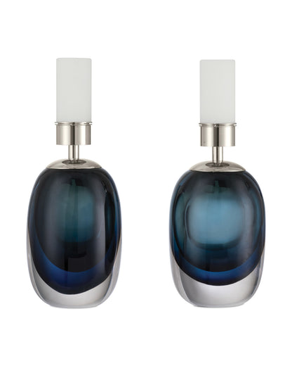 Sapphire Blue Cordless Table Lamp