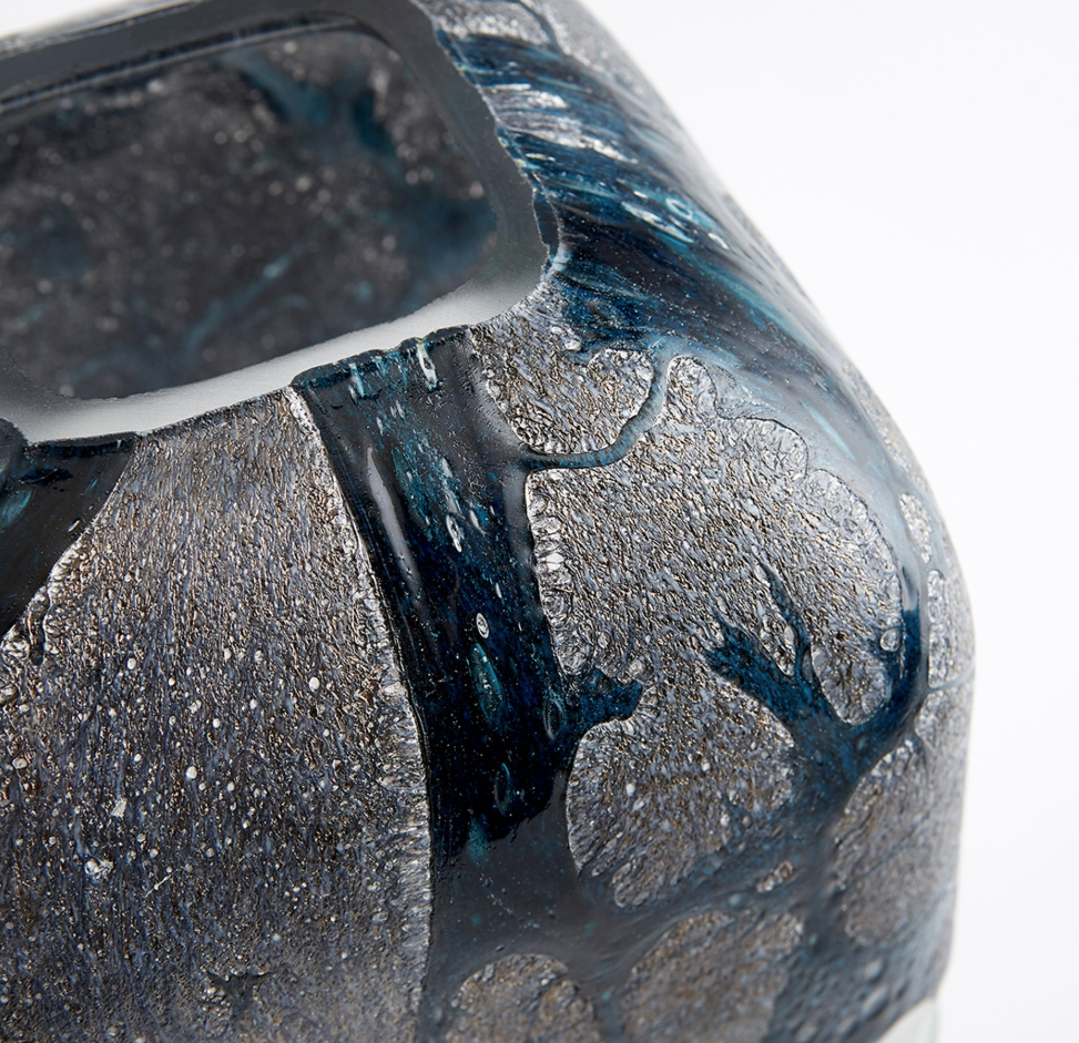 Modern Blue and White Vase
