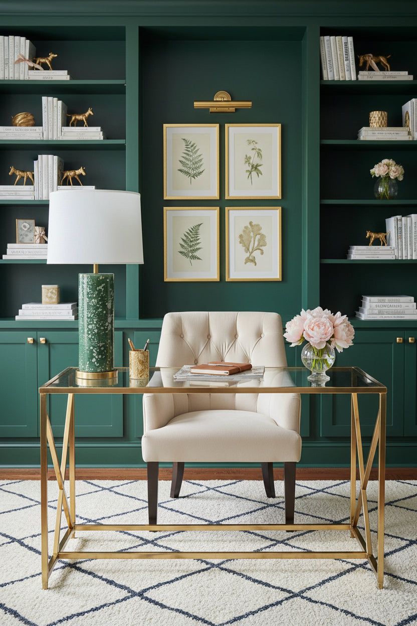 Spotted Seafoam Lamp