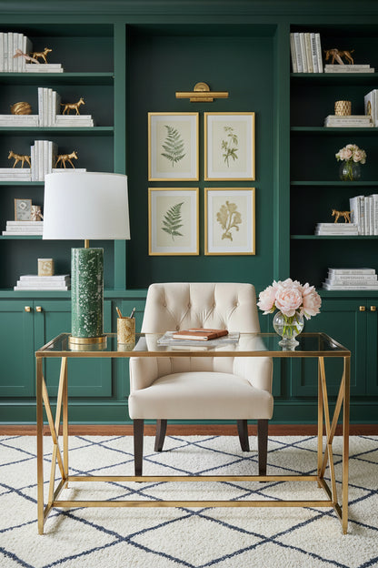 Spotted Seafoam Lamp