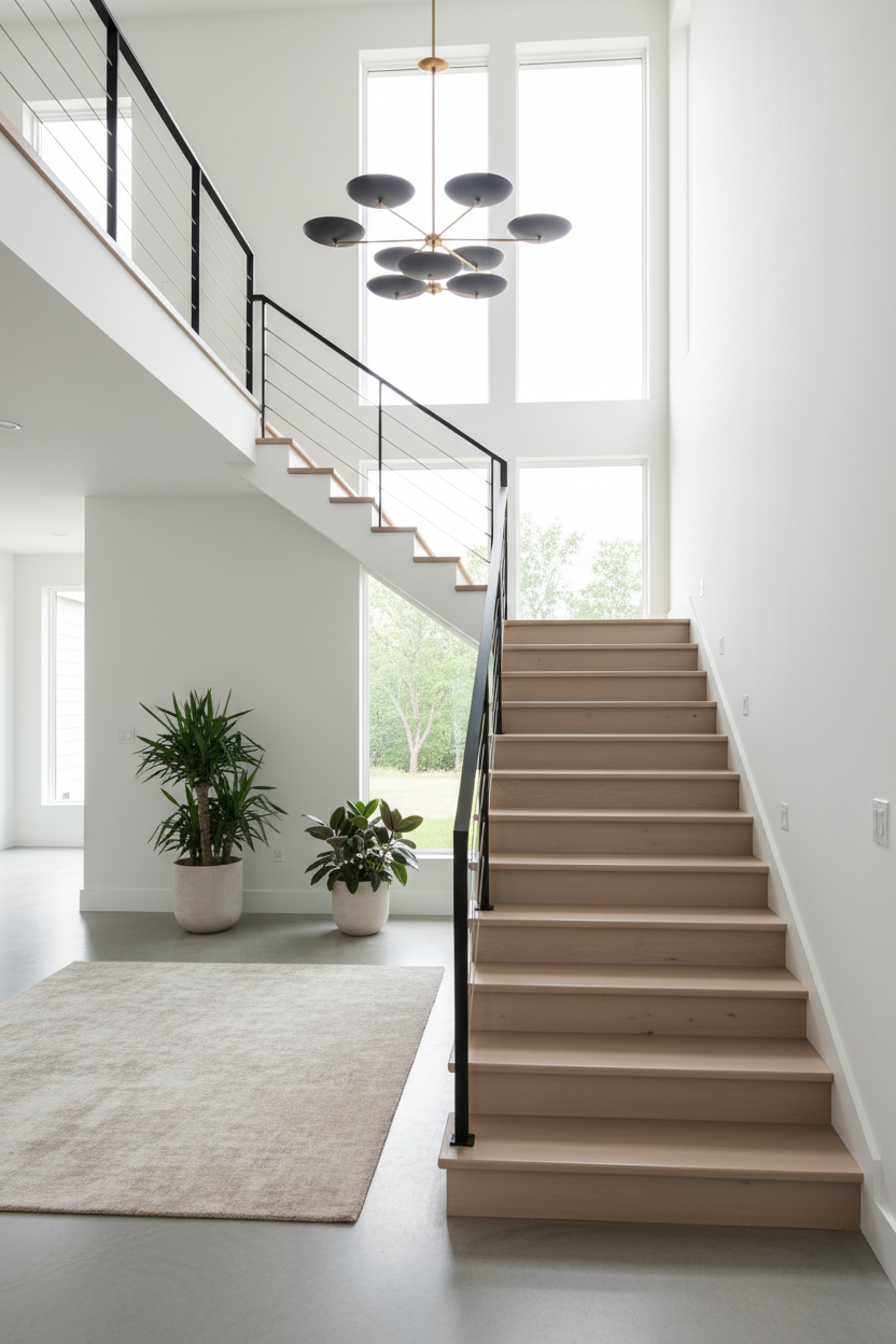 Two Tiered Bronze and Brass Chandelier
