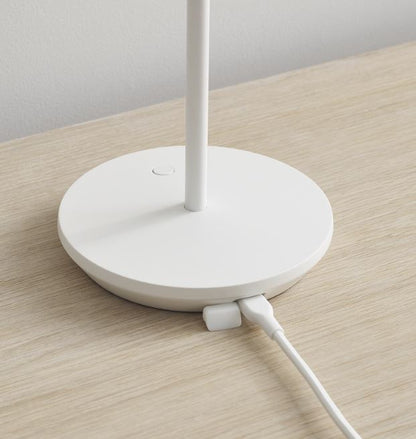 White Rechargeable Table Accent Lamp