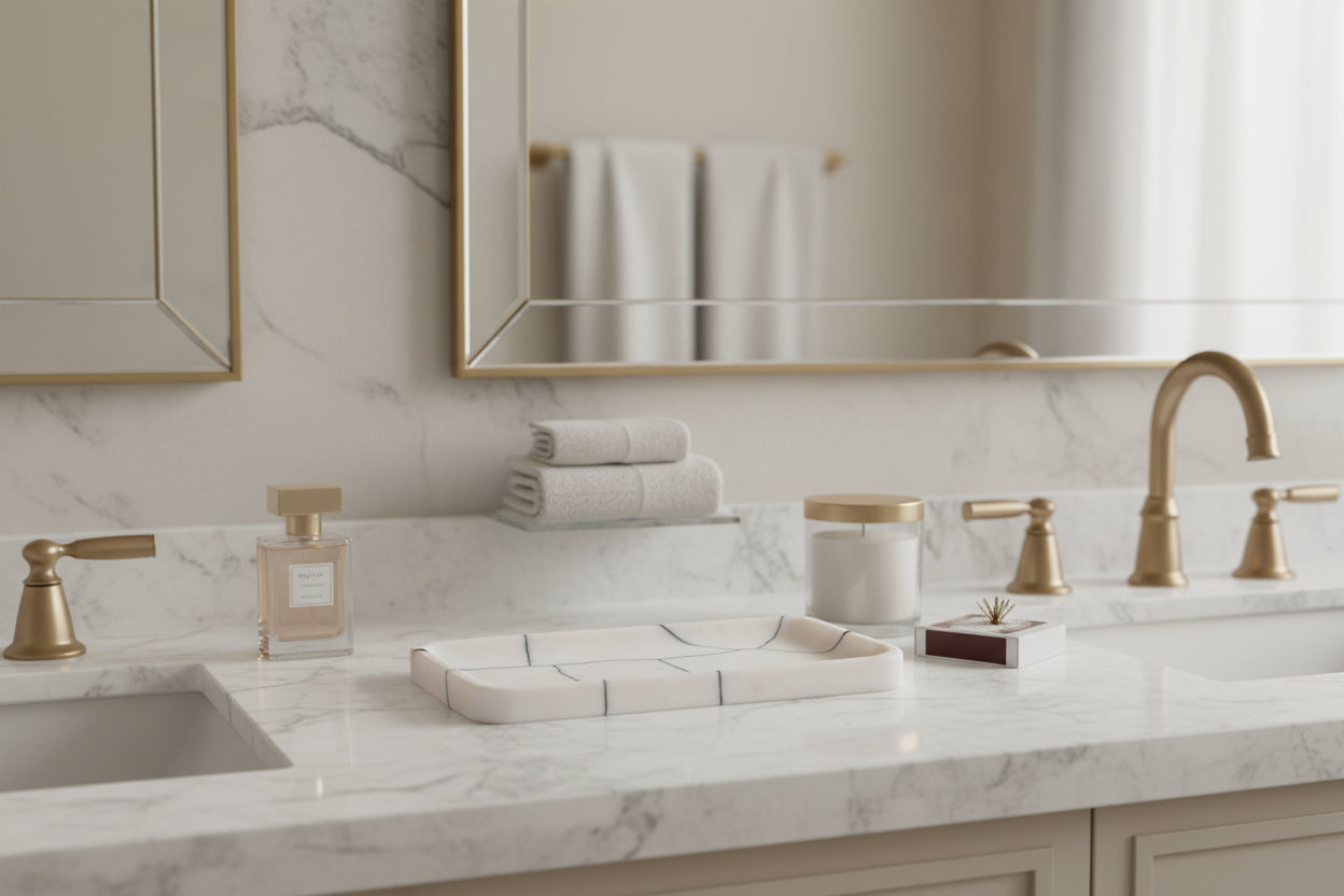 White Trinket Tray