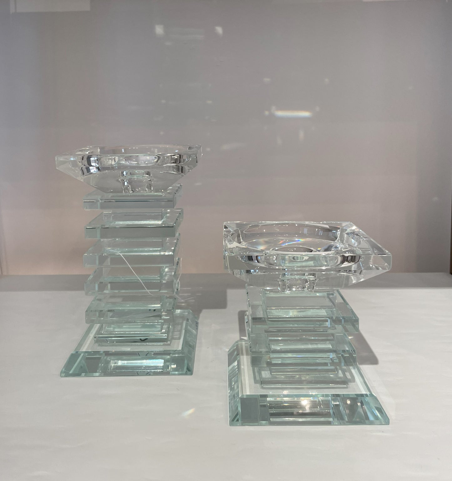 Crystal Candleholder Set of 2