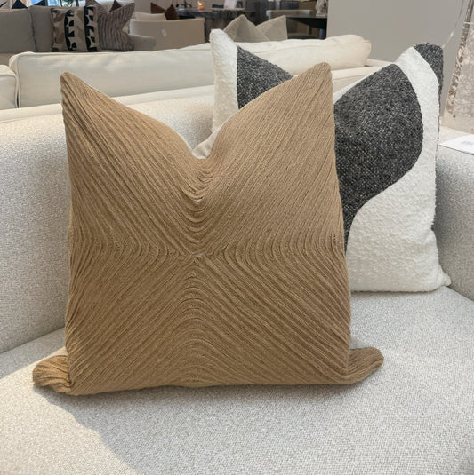 24" x 24"  Khaki Diamond Pillow