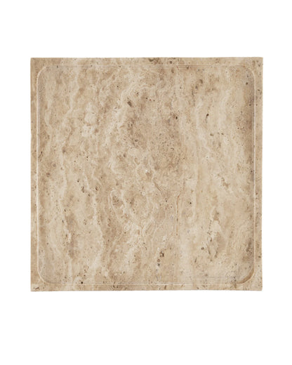 Magdalena Small Travertine Tray